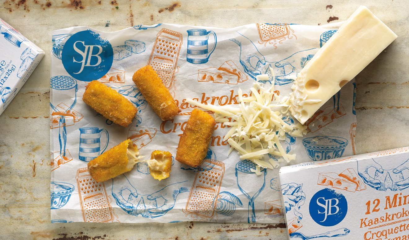 Quatre Mains package design - handmade, packaging, cheese, branding