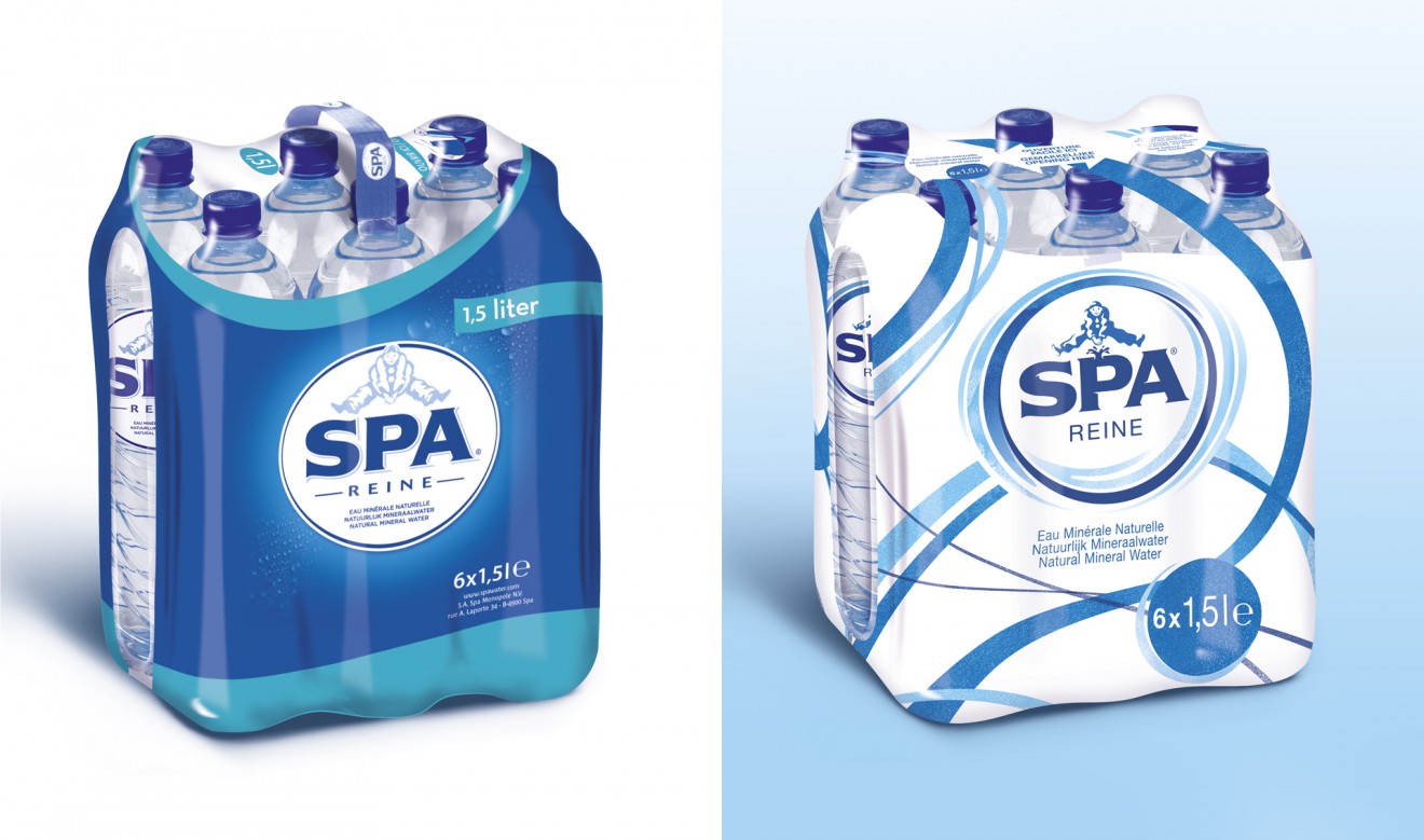 Quatre Mains package design - old, new, reine, spadel, rebranding