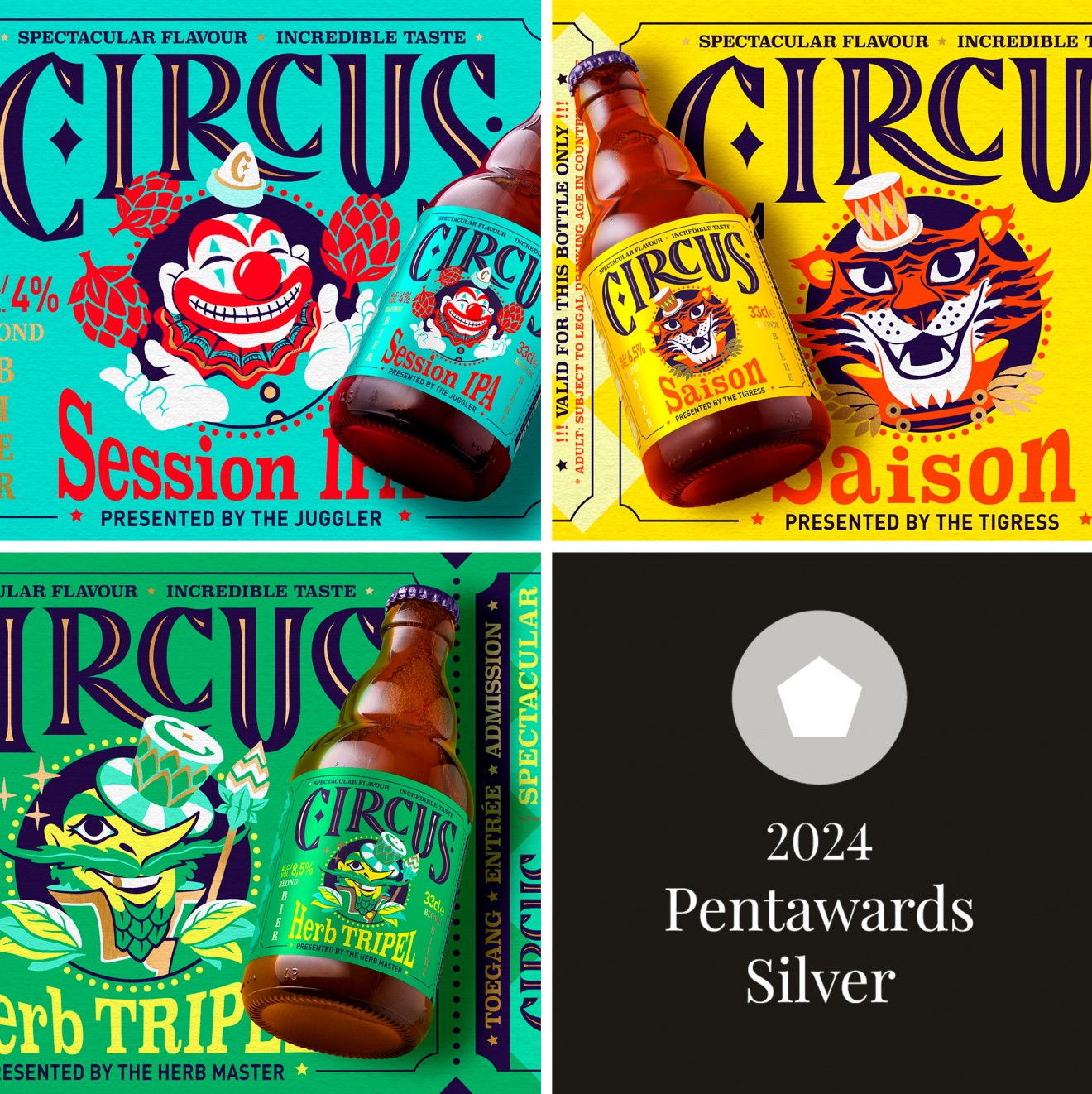 Quatre Mains package design -