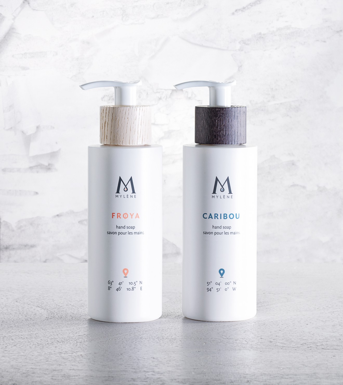 Quatre Mains package design - bath products, care, packaging