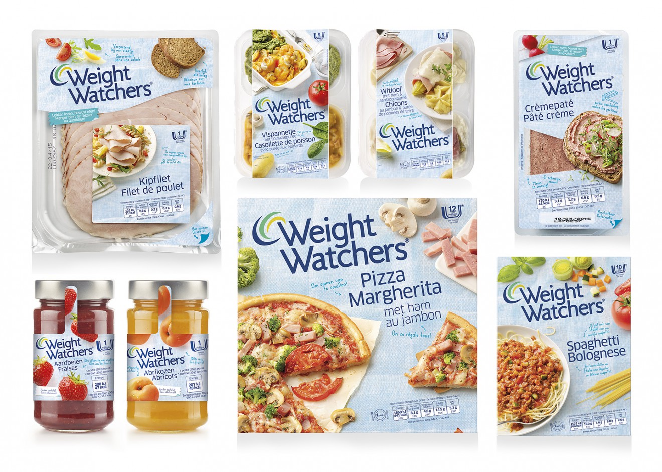 Quatre Mains package design - Line up, Series, Collection, Prepared meals, Rebranding
