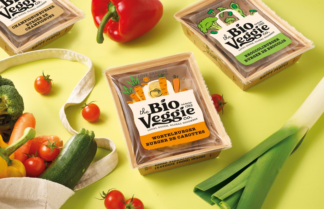 Quatre Mains package design - Redesign for The Bio Veggie Company