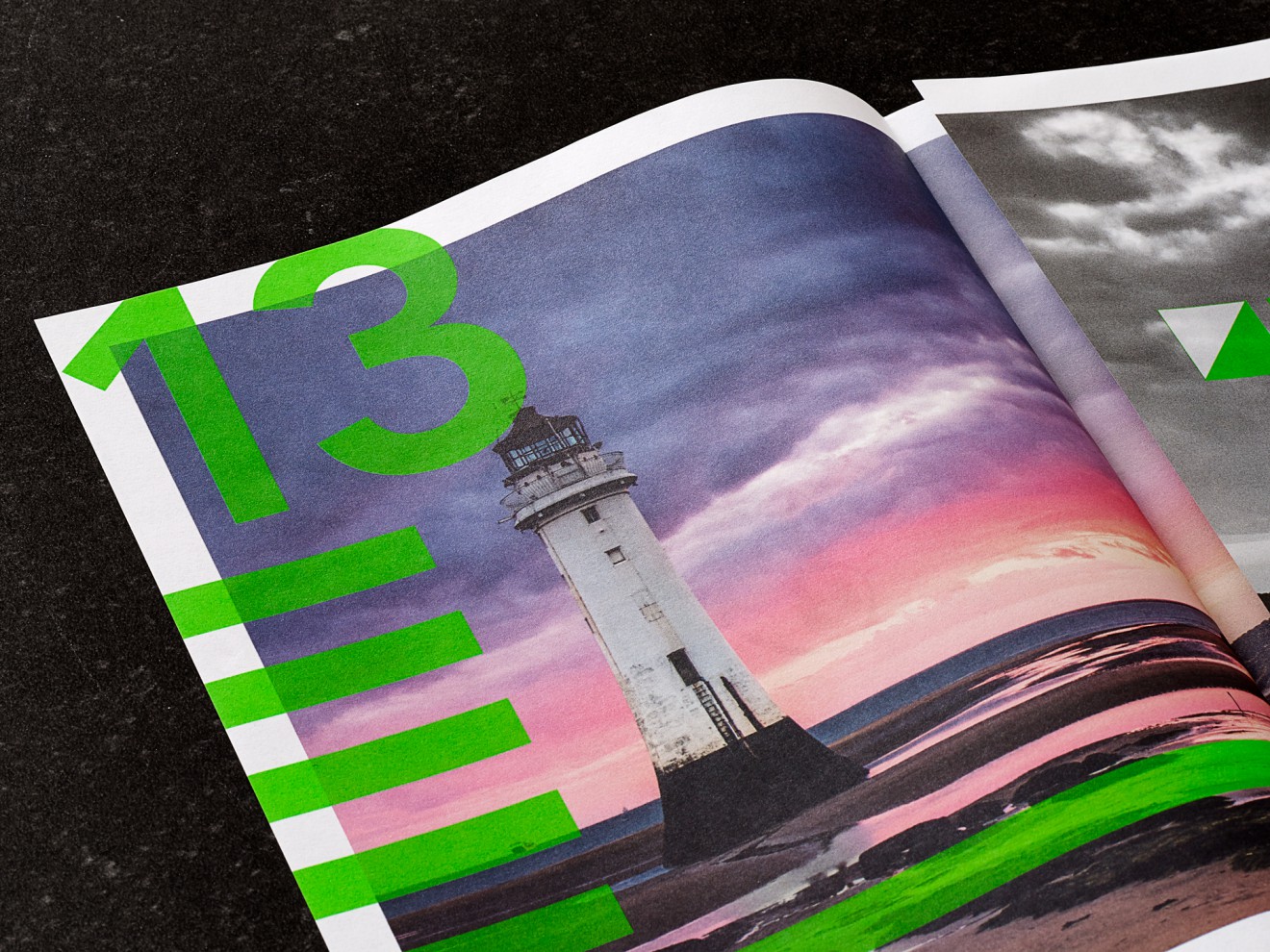 Quatre Mains package design - lighthouse, paper samples