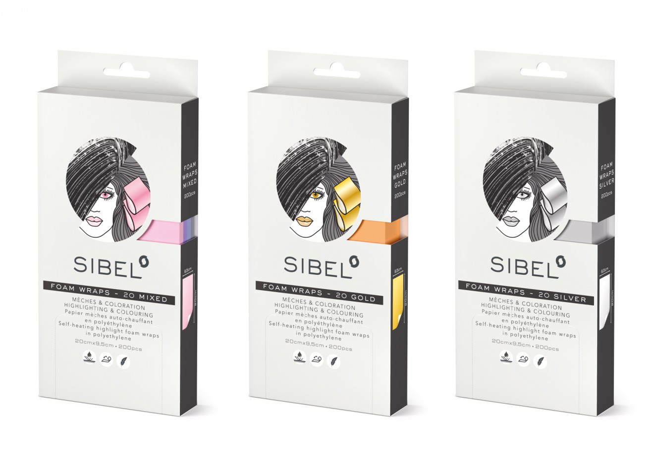 Quatre Mains package design - highlight, sibel, sinelco, wraps, packaging