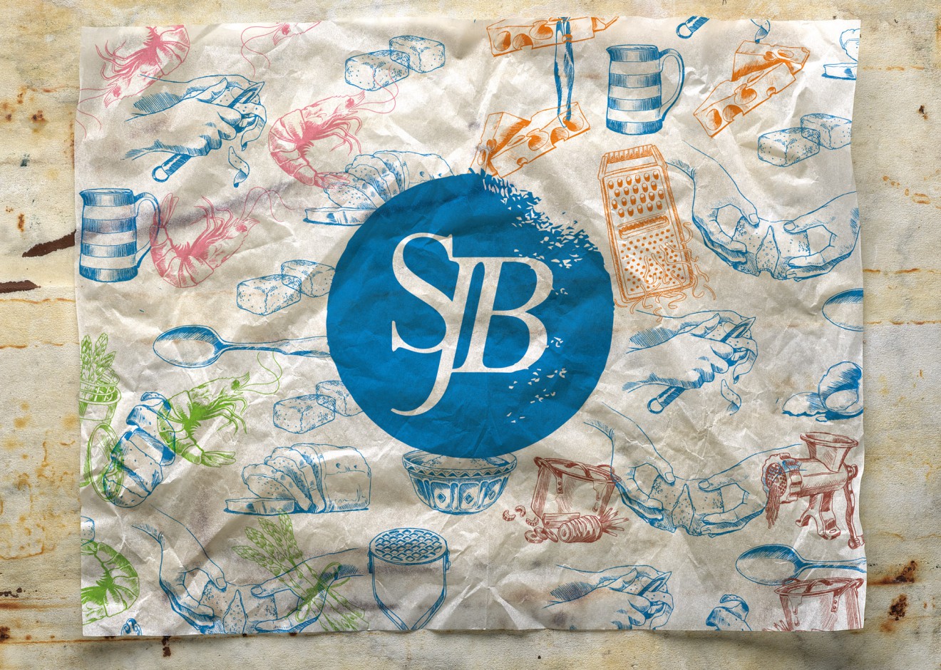 Quatre Mains package design - artisanal, sjb, kraft