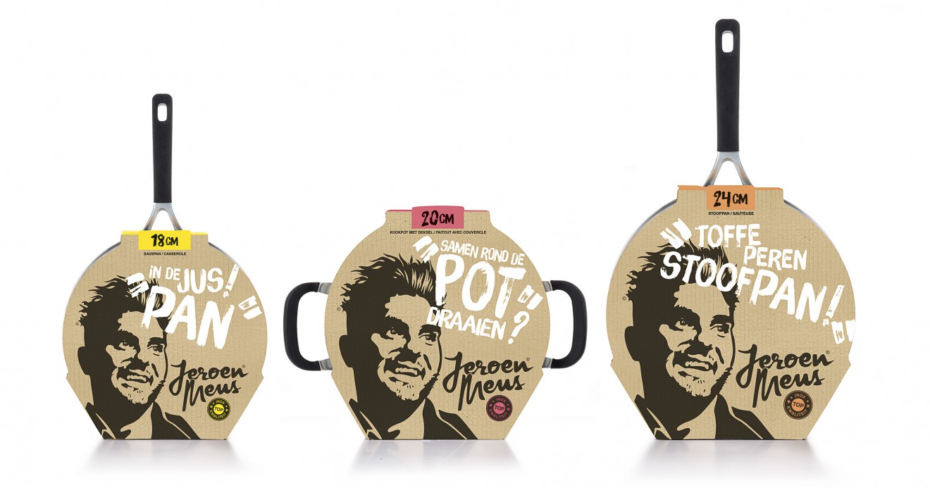 Quatre Mains package design - Line up, Jeroen Meus, Slogan