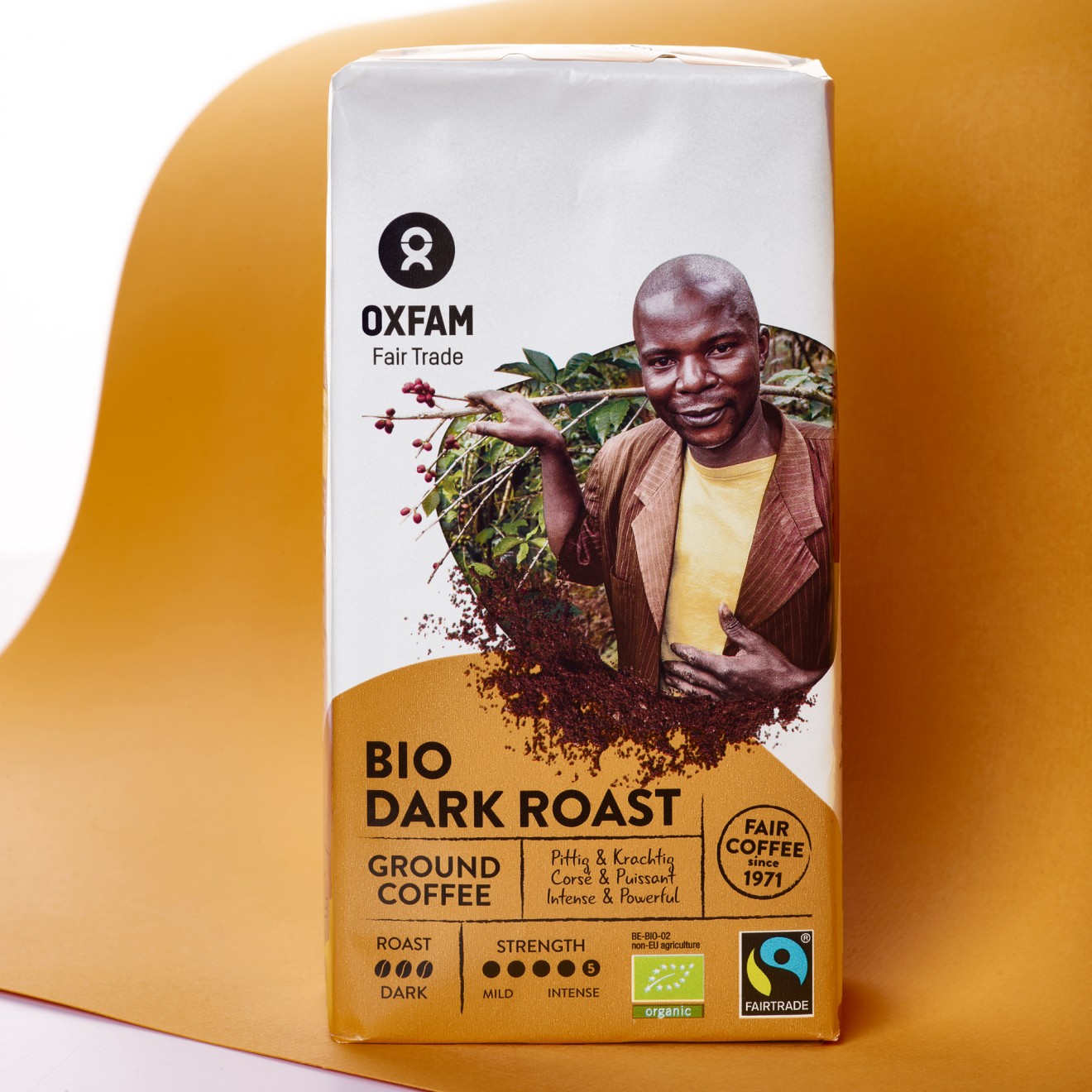 Quatre Mains package design - coffee, design, fair-trade