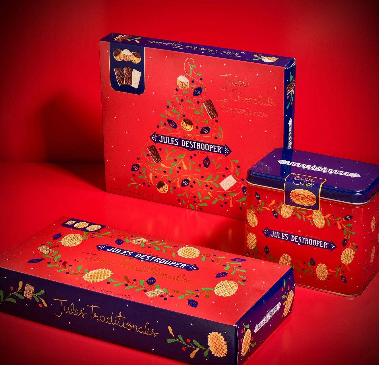 Quatre Mains package design - Christmas, packaging, quatre mains