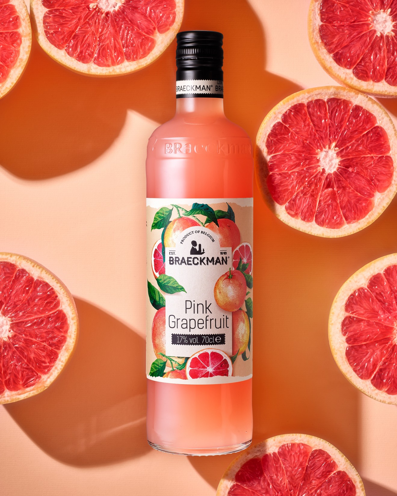 Quatre Mains package design - packaging, branding, grapefruit