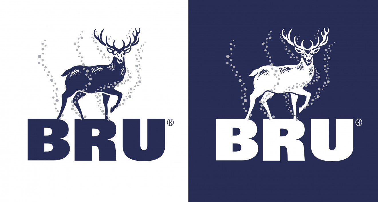 Quatre Mains package design - branding, quatremains, deer, bubbles, bru