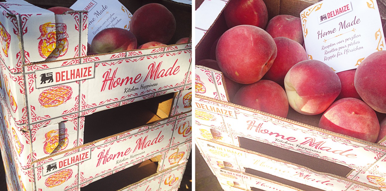 Quatre Mains package design - peaches, recipes, diy
