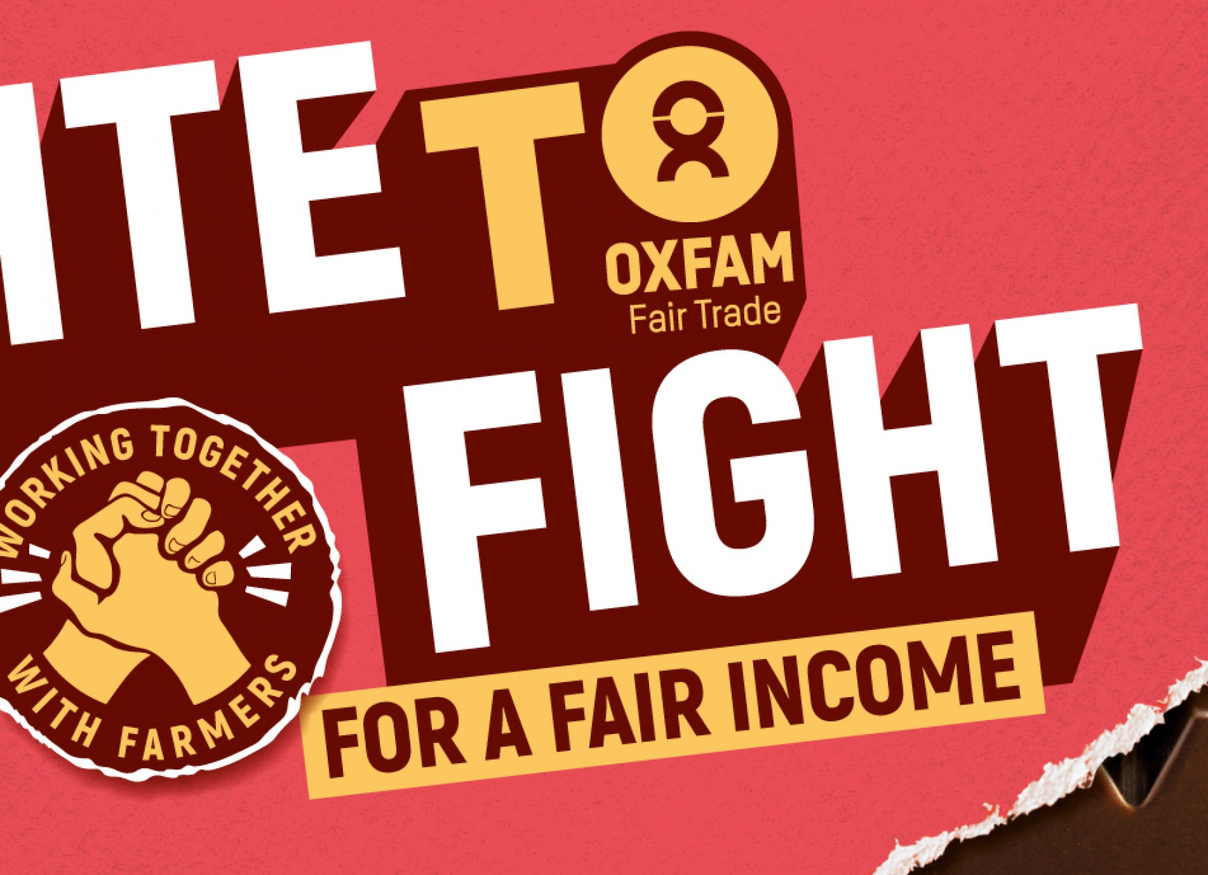 Quatre Mains package design - Package design bite to fight, chocolate, oxfam, restyling