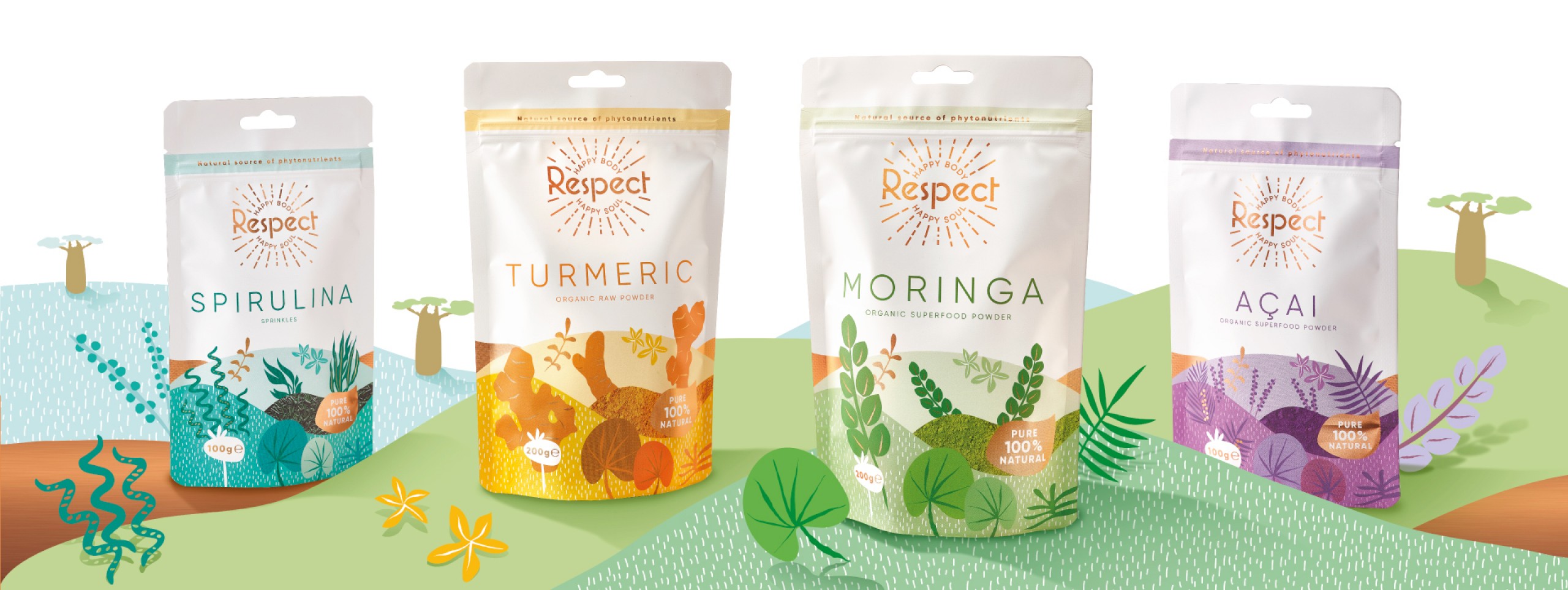 Quatre Mains package design - Package design respect, kenyin, ghana, quatre mains