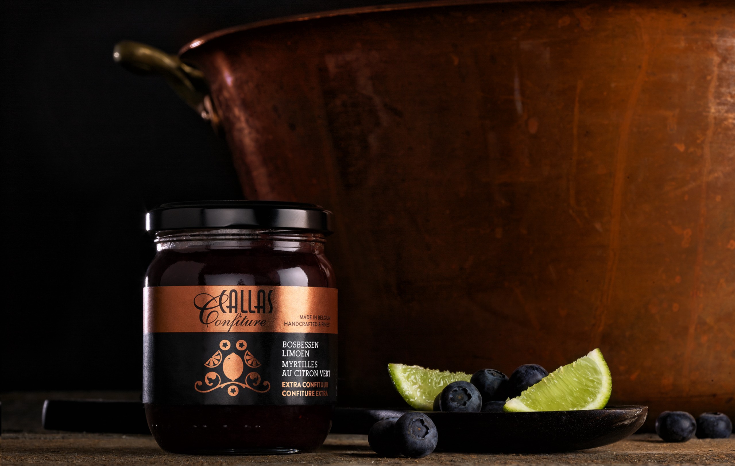 Quatre Mains package design - Package design Premium,  Koper, Blauwbes, Limoen, Callas