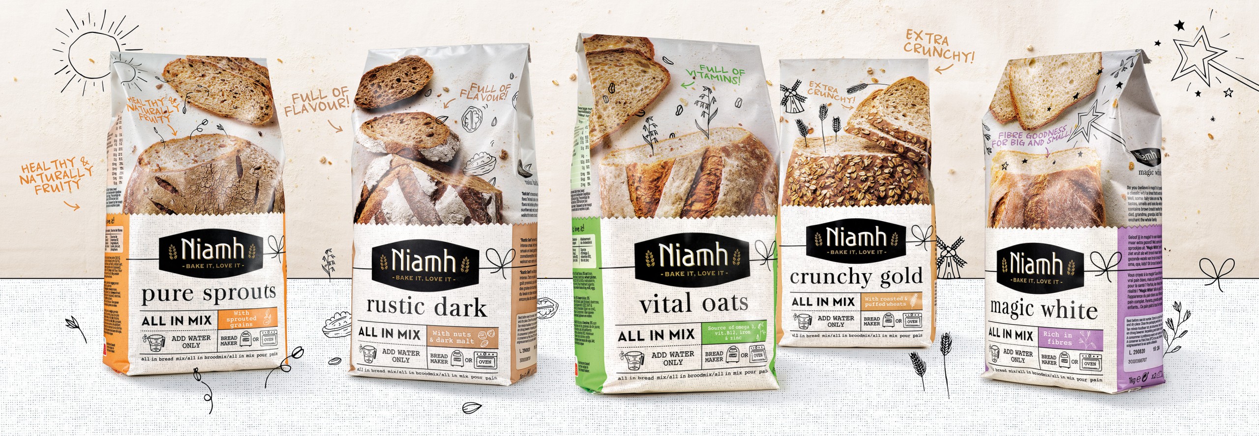 Quatre Mains package design - Package design niamh, quatre mains