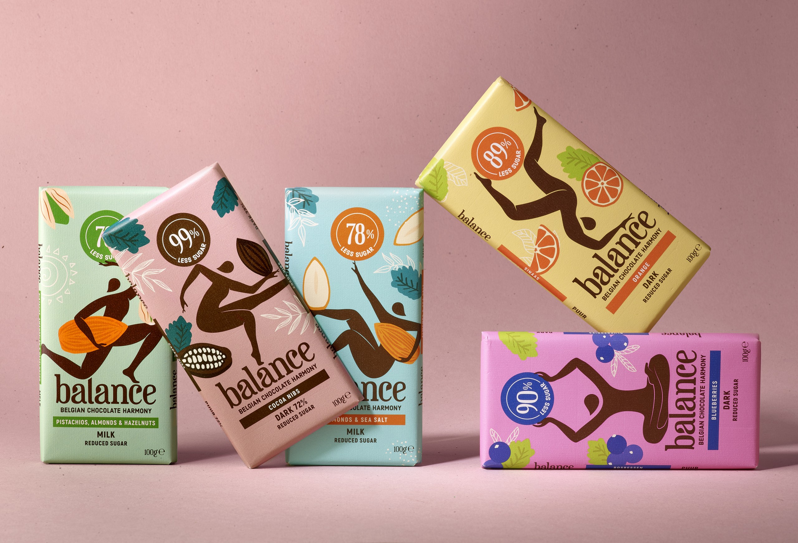Quatre Mains package design - Package design packaging, design, chocolate