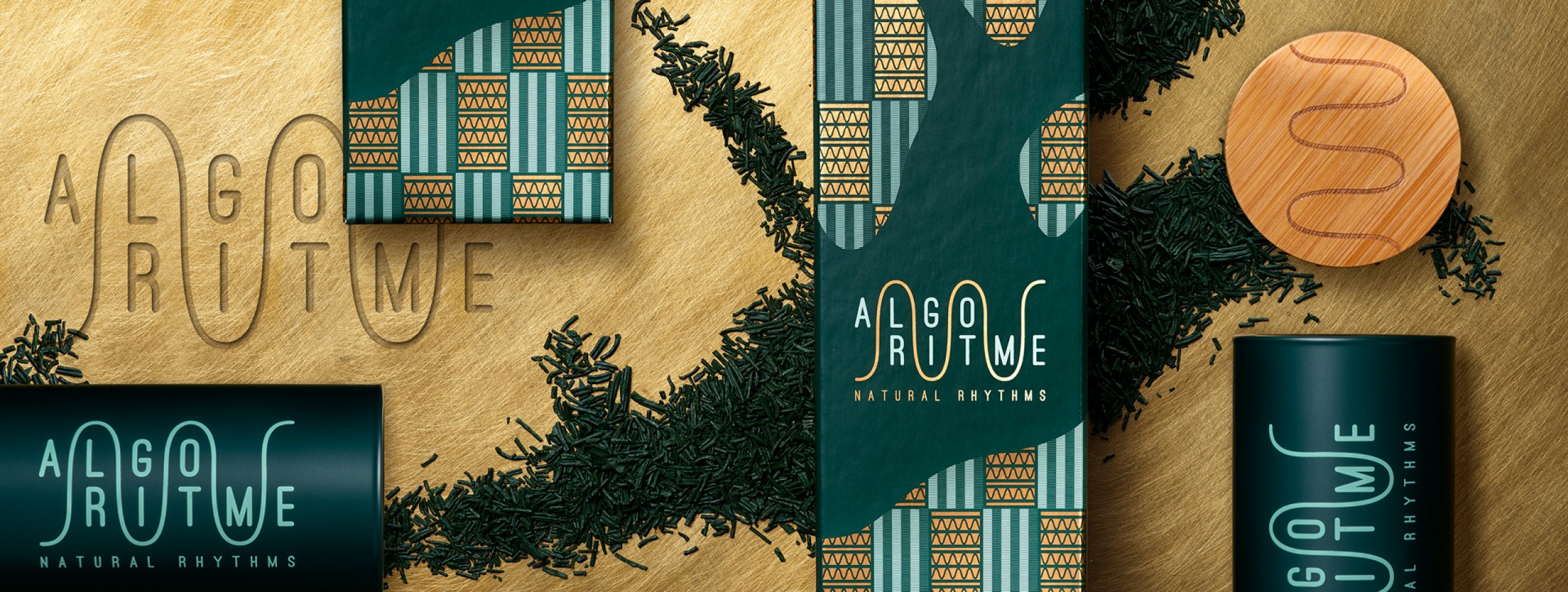Quatre Mains package design - Package design branding, packaging, spirulina, seaweed, ghana