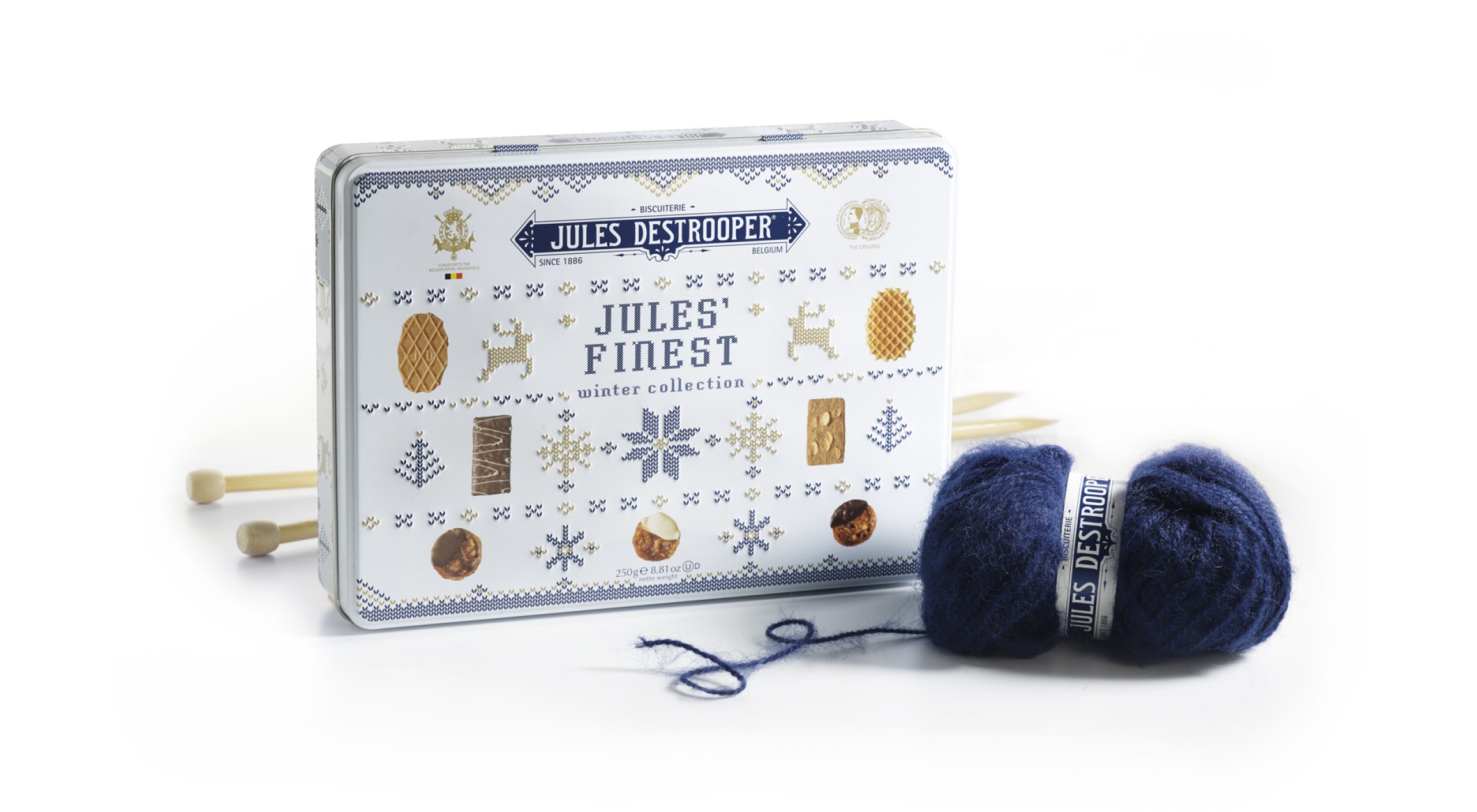 Quatre Mains package design - Package design jules destrooper, biscuits, quatre mains