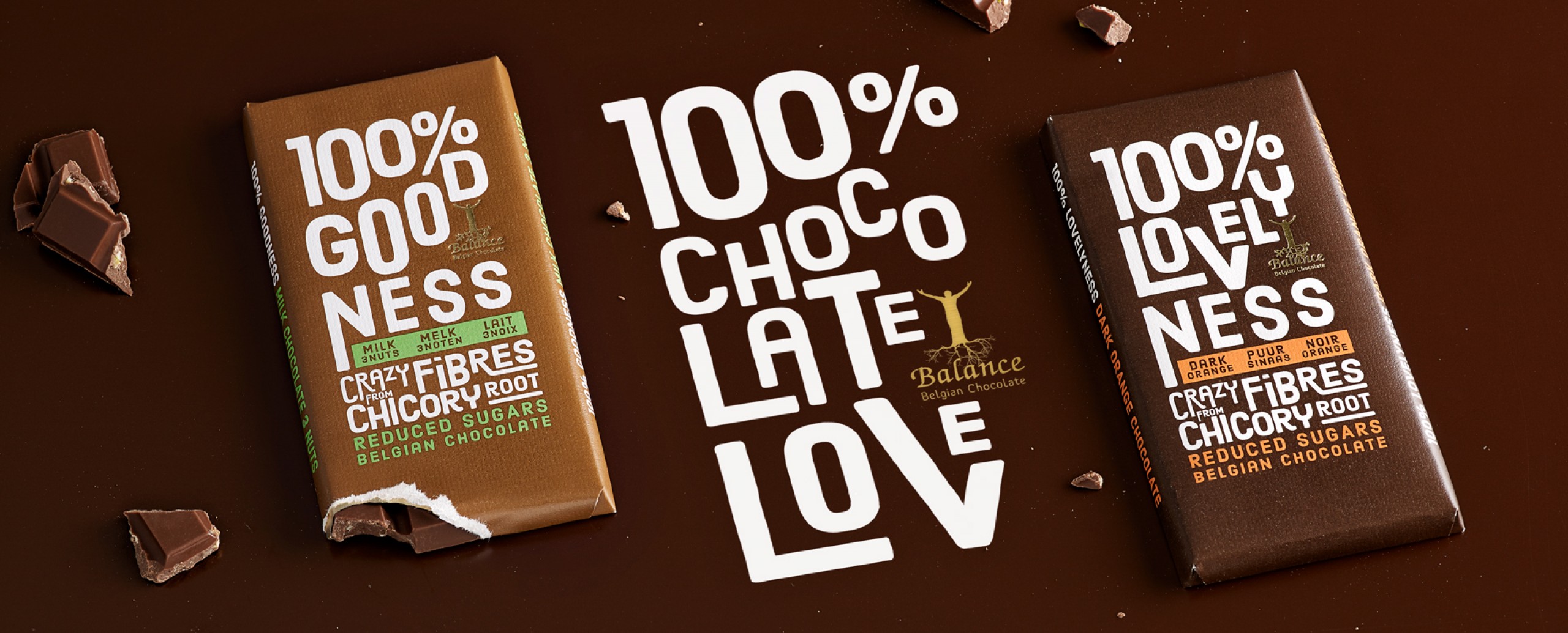 Quatre Mains package design - Package design klingele, pureness, chocolate, balance, quatre mains