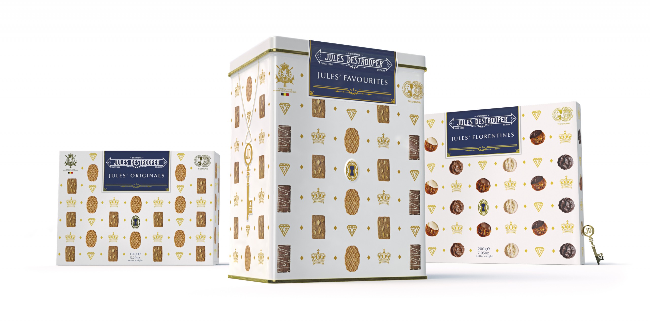 Quatre Mains package design - Package design 3D, Jules Destroopere, Line up
