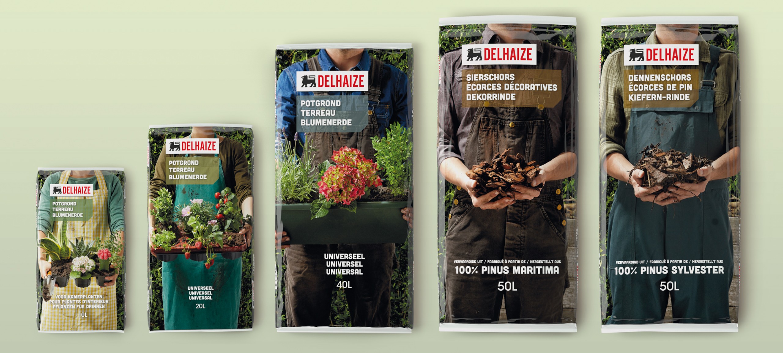 Quatre Mains package design - Package design delhaize, potgrond, quatre mains
