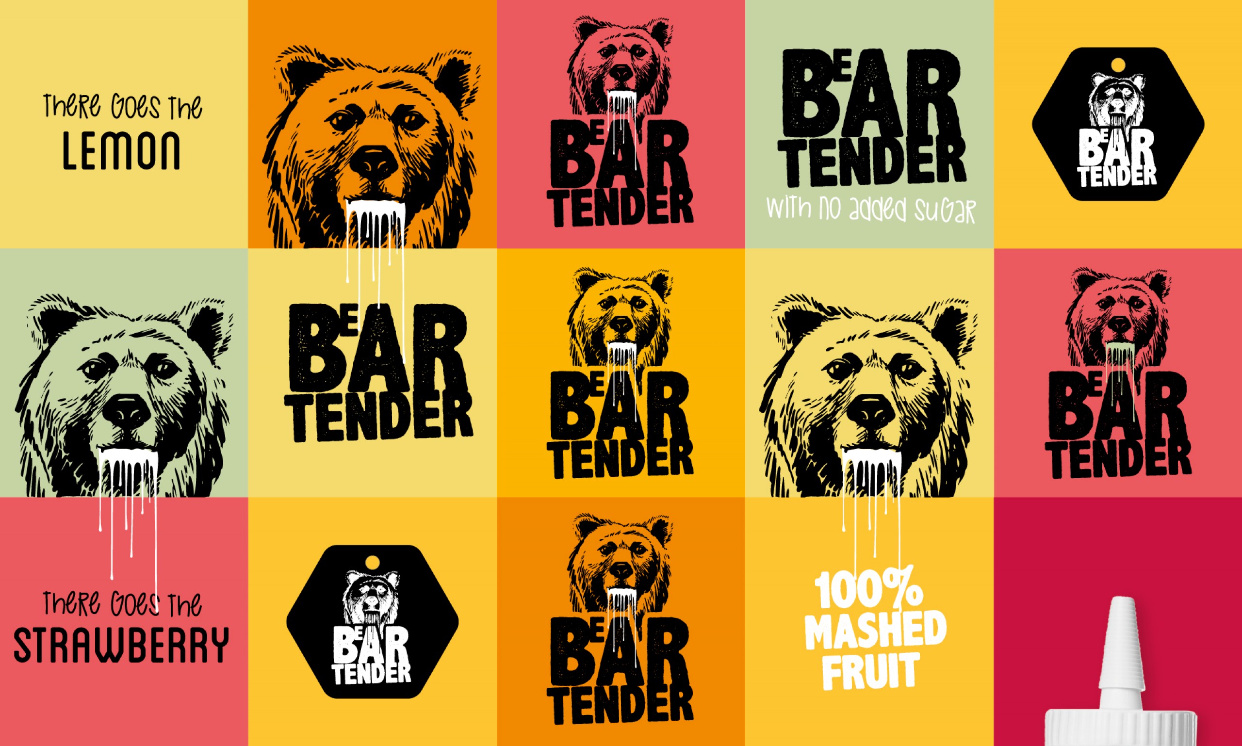 Quatre Mains package design - Package design Grid, Branding, Dirafrost, lemon