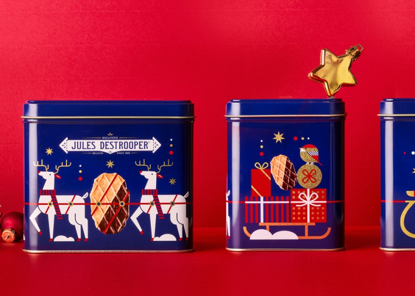 Quatre Mains package design - Package design christmas, packaging, Jules destrooper